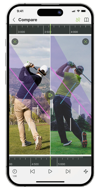 AI高尔夫挥杆分析器和相机应用程序